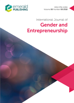 Cover of International Journal of Gender and Entrepreneurship