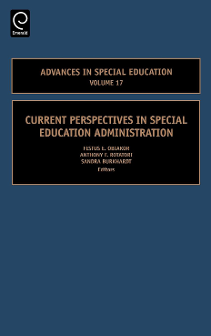 Cover of Current Perspectives in Special Education Administration
