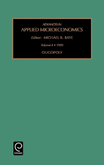Cover of Advances in Applied Microeconomics