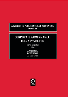 Cover of Corporate Governance: Does Any Size Fit?
