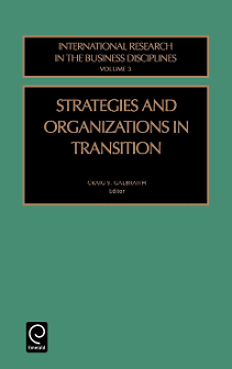 Cover of Strategies and Organizations in Transition