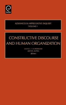 Cover of Constructive Discourse and Human Organization