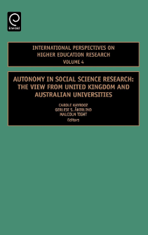 Cover of Autonomy in Social Science Research