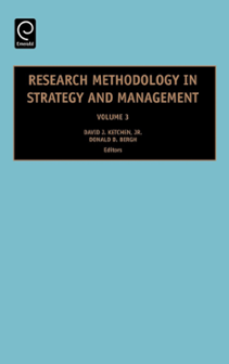 Cover of Research Methodology in Strategy and Management