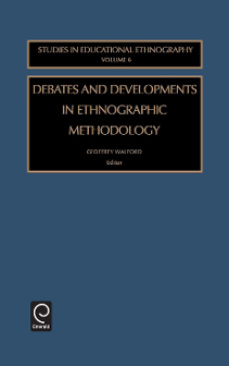 Cover of Debates and Developments in Ethonographic Methodology