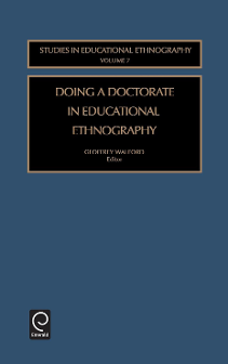 Cover of Doing a Doctorate in Educational Ethnography