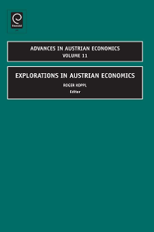 Cover of Explorations in Austrian Economics