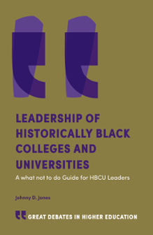 Cover of Leadership of Historically Black Colleges and Universities