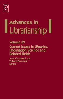 Cover of Current Issues in Libraries, Information Science and Related Fields