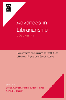 Cover of Perspectives on Libraries as Institutions of Human Rights and Social Justice