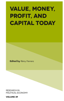 Cover of Value, Money, Profit, and Capital Today