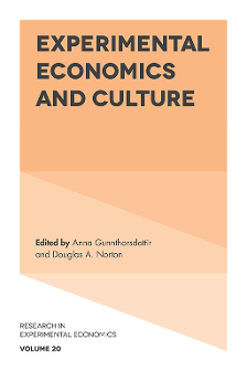 Cover of Experimental Economics and Culture