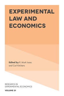 Cover of Experimental Law and Economics