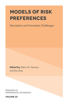 Cover of Models of Risk Preferences: Descriptive and Normative Challenges