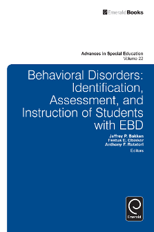 Cover of Behavioral Disorders: Identification, Assessment, and Instruction of Students with EBD