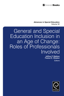 Cover of General and Special Education Inclusion in an Age of Change: Roles of Professionals Involved