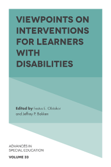 Cover of Viewpoints on Interventions for Learners with Disabilities