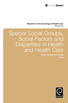 Cover of Special Social Groups, Social Factors and Disparities in Health and Health Care