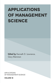 Cover of Applications of Management Science