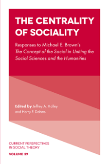 Cover of The Centrality of Sociality