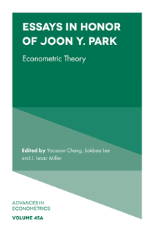 Cover of Essays in Honor of Joon Y. Park: Econometric Theory