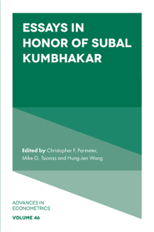 Cover of Essays in Honor of Subal Kumbhakar