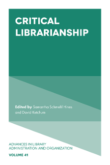 Cover of Critical Librarianship