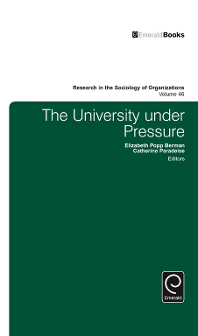 Cover of The University Under Pressure