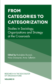 Cover of From Categories to Categorization: Studies in Sociology, Organizations and Strategy at the Crossroads