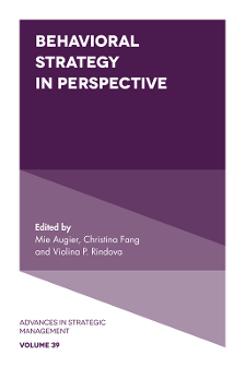 Cover of Behavioral Strategy in Perspective