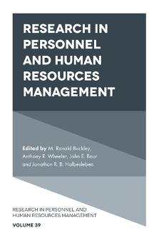 Cover of Research in Personnel and Human Resources Management