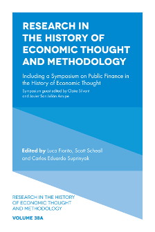 Cover of Research in the History of Economic Thought and Methodology: Including a Symposium on Public Finance in the History of Economic Thought