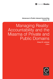 Cover of Managing Reality: Accountability and the Miasma of Private and Public Domains