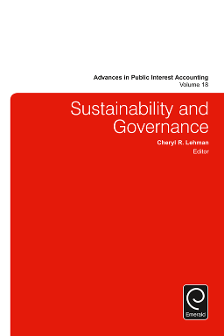 Cover of Sustainability and Governance