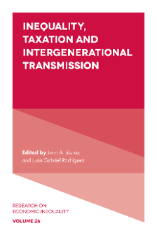 Cover of Inequality, Taxation and Intergenerational Transmission