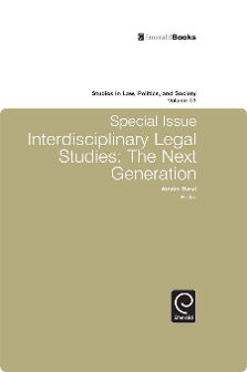 Cover of Special Issue Interdisciplinary Legal Studies: The Next Generation