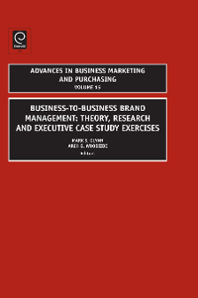 Cover of Business-To-Business Brand Management: Theory, Research and Executivecase Study Exercises