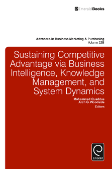 Cover of Sustaining Competitive Advantage Via Business Intelligence, Knowledge Management, and System Dynamics