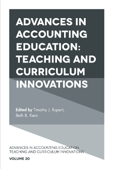 Cover of Advances in Accounting Education: Teaching and Curriculum Innovations