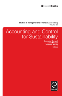 Cover of Accounting and Control for Sustainability