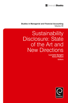 Cover of Sustainability Disclosure: State of the Art and New Directions