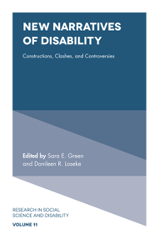 Cover of New Narratives of Disability
