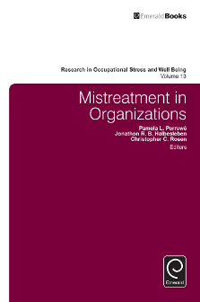 Cover of Mistreatment in Organizations