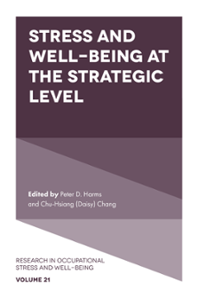 Cover of Stress and Well-being at the Strategic Level