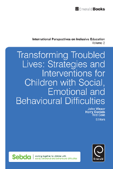 Cover of Transforming Troubled Lives: Strategies and Interventions for Children with Social, Emotional and Behavioural Difficulties