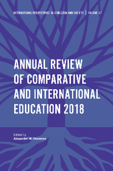 Cover of Annual Review of Comparative and International Education 2018