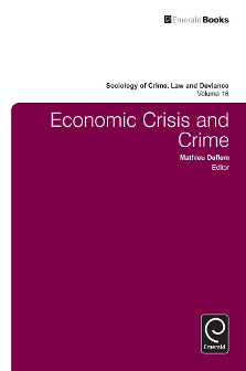 Cover of Economic Crisis and Crime