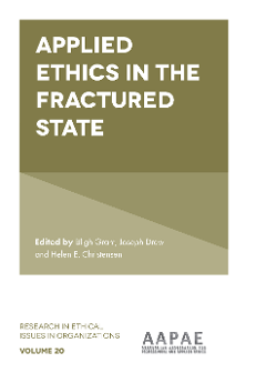 Cover of Applied Ethics in the Fractured State