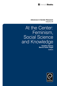 Cover of At the Center: Feminism, Social Science and Knowledge