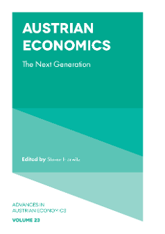 Cover of Austrian Economics: The Next Generation